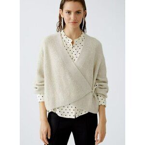 Oui Cardigan Sweater Off White Size 36 US 6